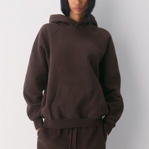 New Aritzia Cozy Sweatfleece Mega Raglan Hoodie